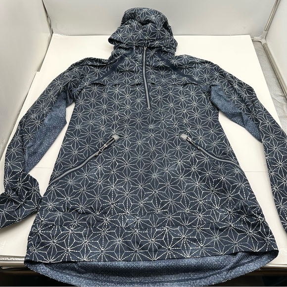 Lululemon Miss Misty Pullover Jacket Size 6 Sashico Star Inkwell Ghost Stow Hood - Picture 2 of 15